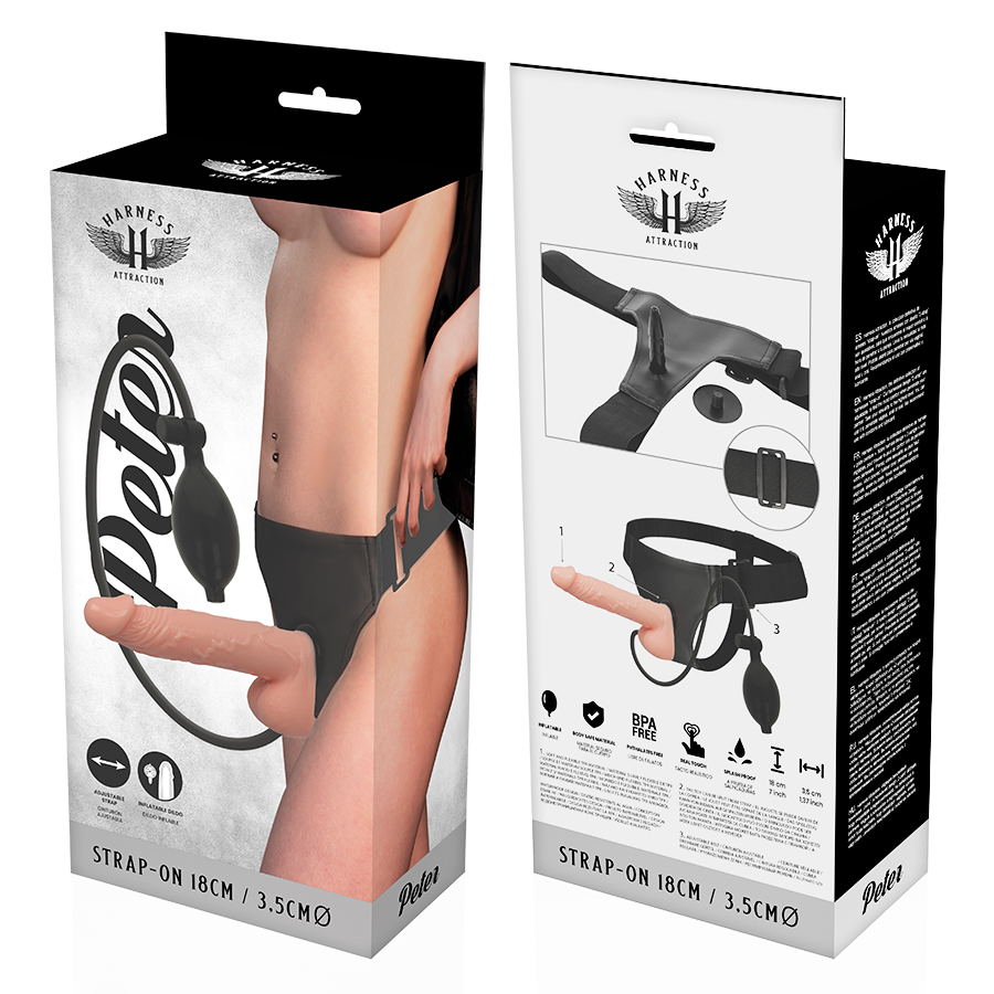 SELEATTRAKTION - RNES PETER MED OPPUSTELIG PENIS 18 CM -O- 3,5 CM