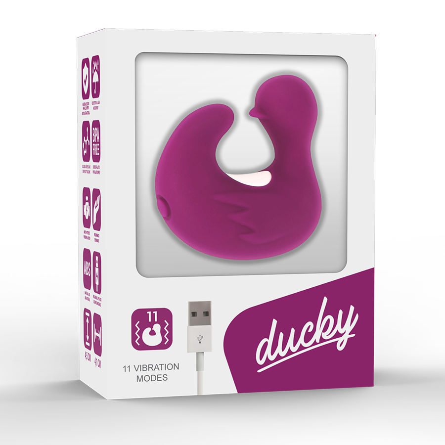 COVERME - DUCKYMANIA GENOPLADELIG SILIKONE STIMULERENDE ANDE-FINGERBØLG