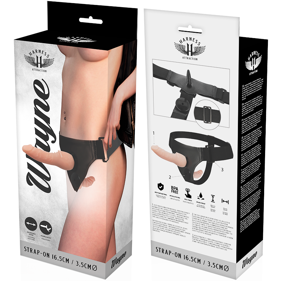 SELE-ATTRAKTION - WAYNE DOUBLE PENETRACI N 16,5 CM -O- 3,5 CM