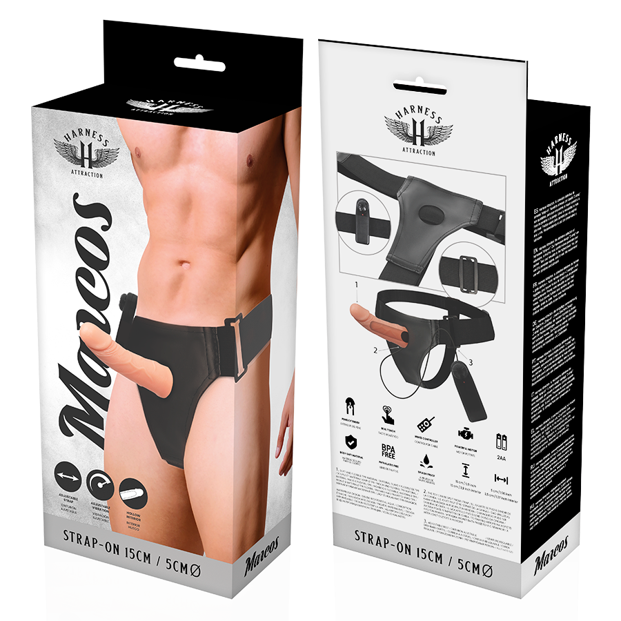 SELEATTRAKTION - RNES HULE STEL MED VIBRATOR 15 CM -O- 5 CM