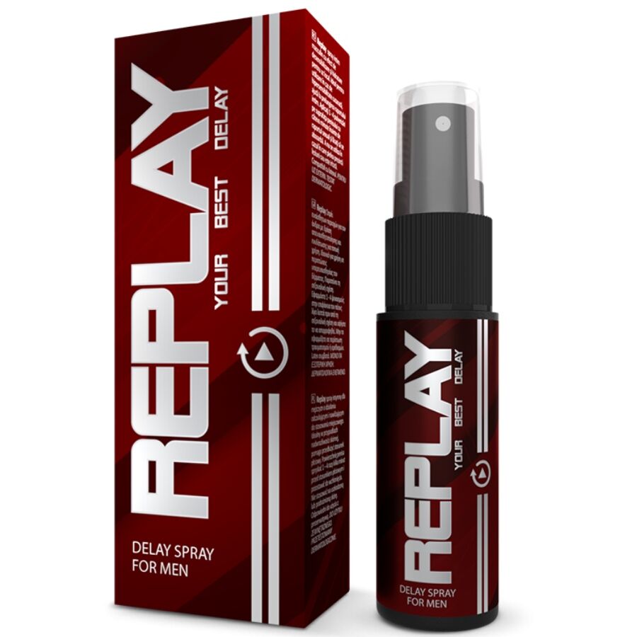 INTIMATELINE - REPLAY DELAY SPRAY HÆMPER OG FUGTIGHEDSGIVENDE EFFEKT 20 ML