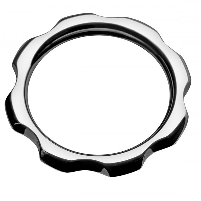 METAL HÅRD - METAL MOMENTRING TIL PENIS OG TESTIKLE 45MM