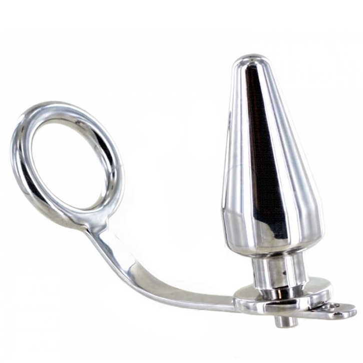 HÅRD METAL - STÅLRING MED ANALPLUG 45 X 50MM