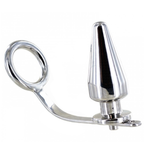 HÅRD METAL - STÅLRING MED ANALPLUG 45 X 50MM