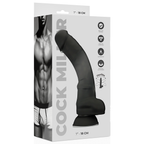 COCK MILLER - DILDO REALISTISK SILIKONE TÆTHED ARTIKULERBAR SORT 18 CM