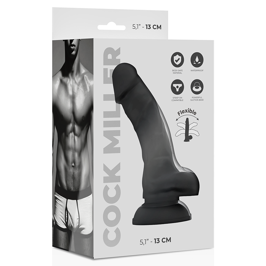 COCK MILLER - SILIKONE DENSITY COCKSIL ARTIKULERBAR SORT 13 CM