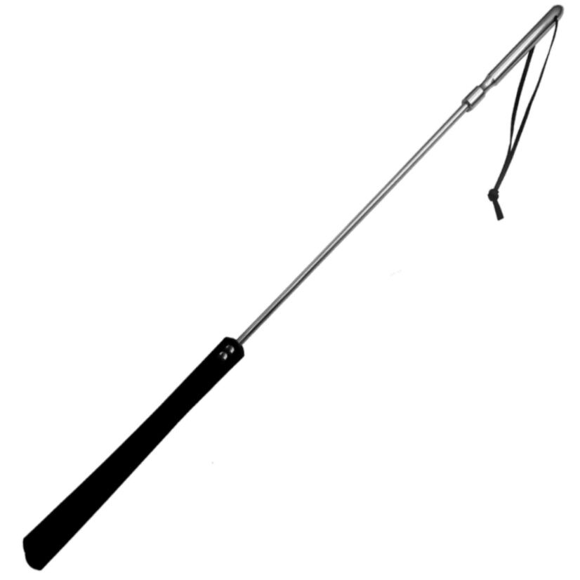 METAL HÅRD - ORIGINAL LÆDER OG METALPISK 70CM