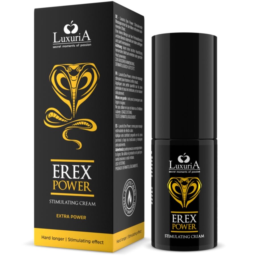 INTIMATELINE LUXURIA - EREX POWER HÅRD LÆNGERE PENIS CREME 30 ML