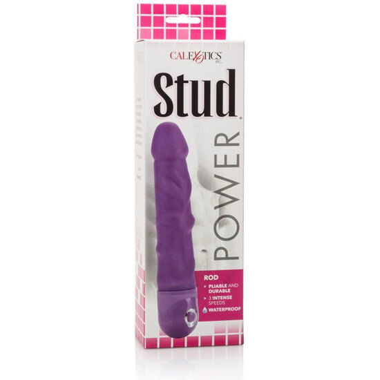 CALEXOTICS - POWER STUD STANG LYSERØD VIBRATOR