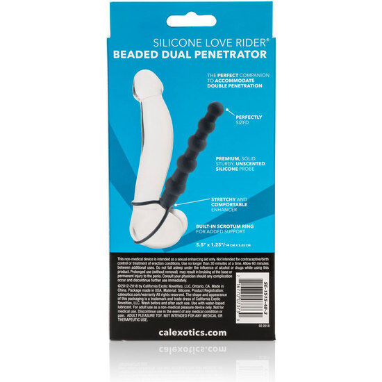 CALEXOTICS - PERLEBELAGT DOBBELT PENETRATOR SORT