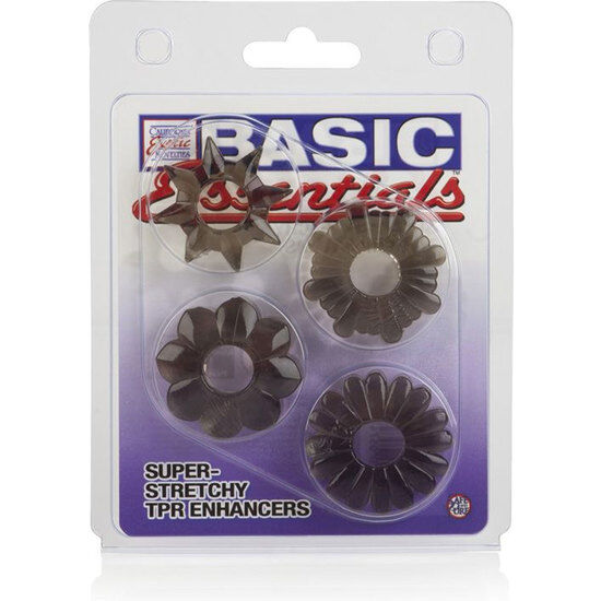 CALEXOTICS - BASIC ESSENTIALS 4-PAKKE