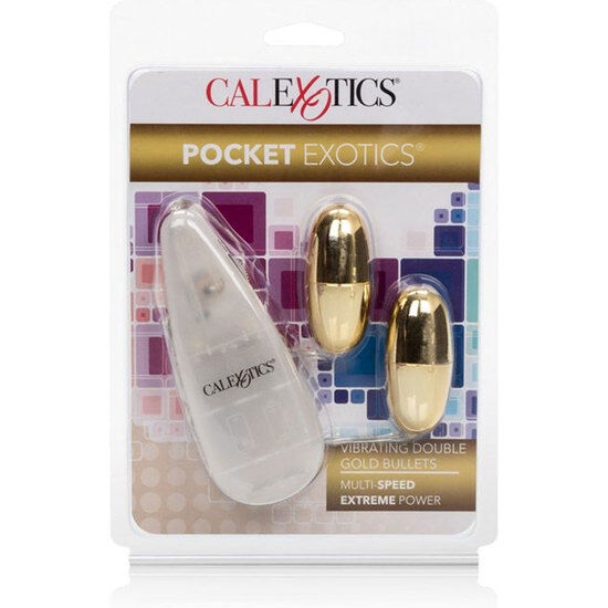 CALEXOTICS - VIBRERENDE KUGLER GULD DUO