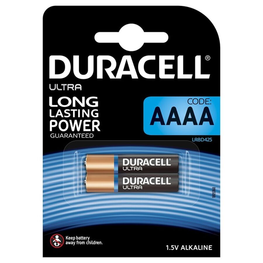 DURACELL - ULTRA POWER BATTERI ALCALINA AAAA MX2500 1,5V 2 ENHEDER