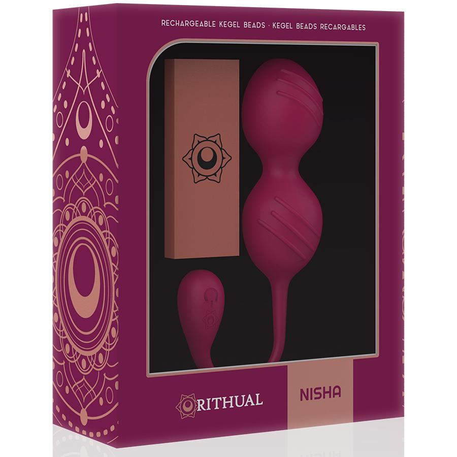 RITHUAL - NISHA GENOPLADELIGE VIBRERENDE KEGELKUGLER ORCHID