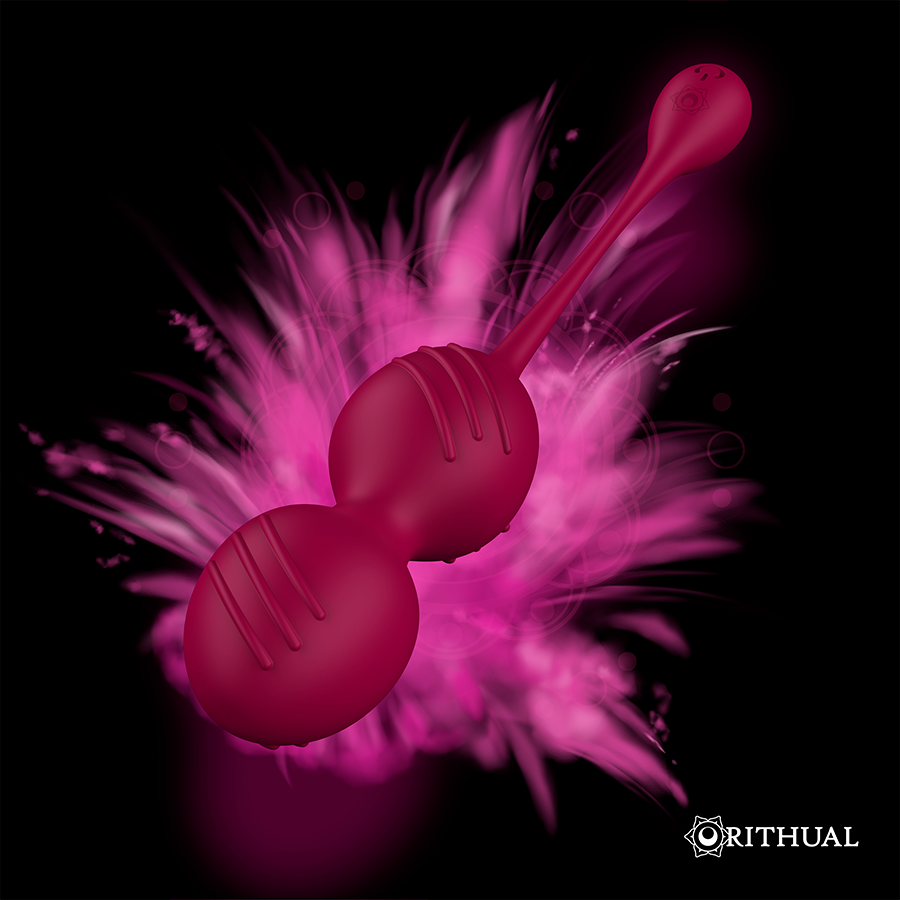 RITHUAL - NISHA GENOPLADELIGE VIBRERENDE KEGELKUGLER ORCHID
