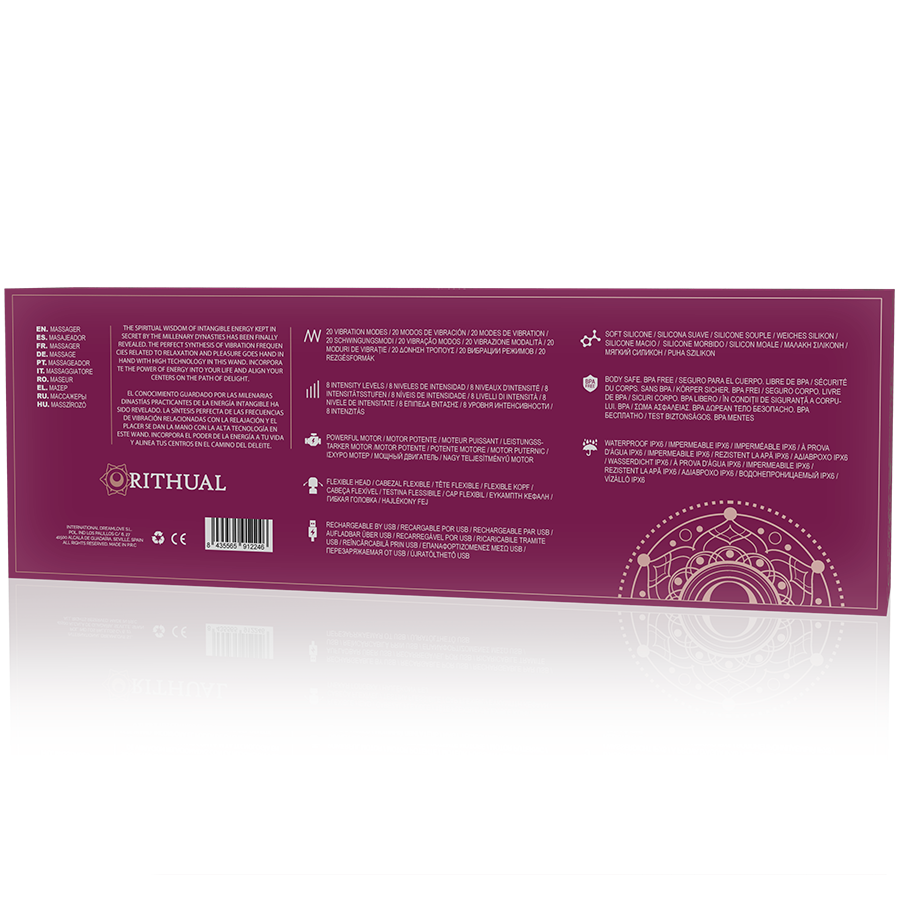 RITHUAL - KRAFTIG GENOPLADELIG AKASHA-STAV 2.0 ORCHID