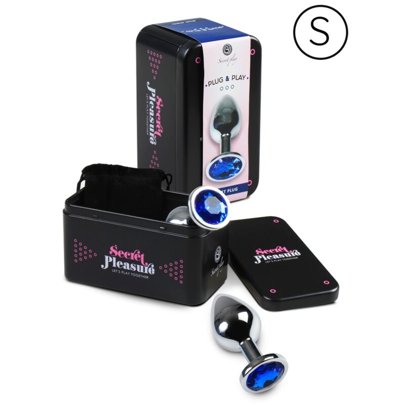 SECRETPLAY - ANALPLUG BLÅ S