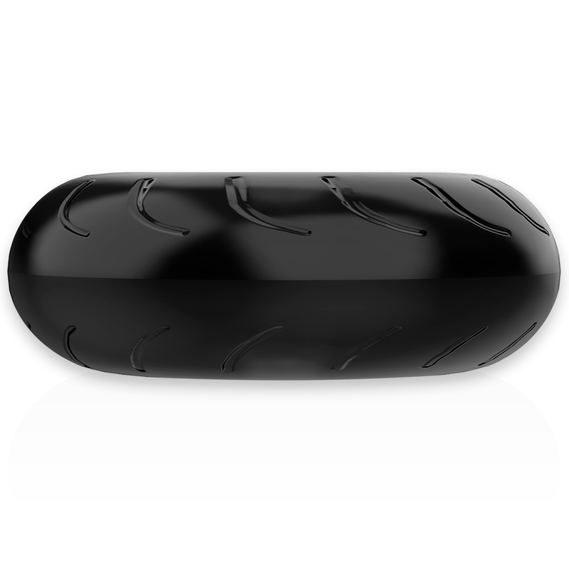POWERING - SUPER FLEKSIBEL OG MODSTANDSDYGTIG PENISRING 5CM PR08 SORT
