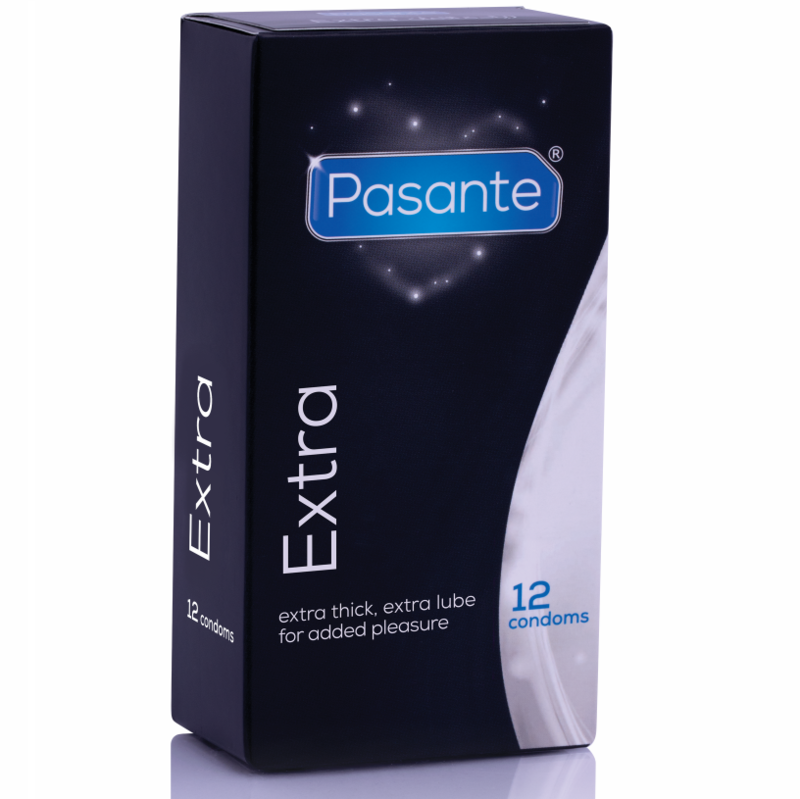 PASANTE - EKSTRA TYKKE KONDOMMER 12 STK.