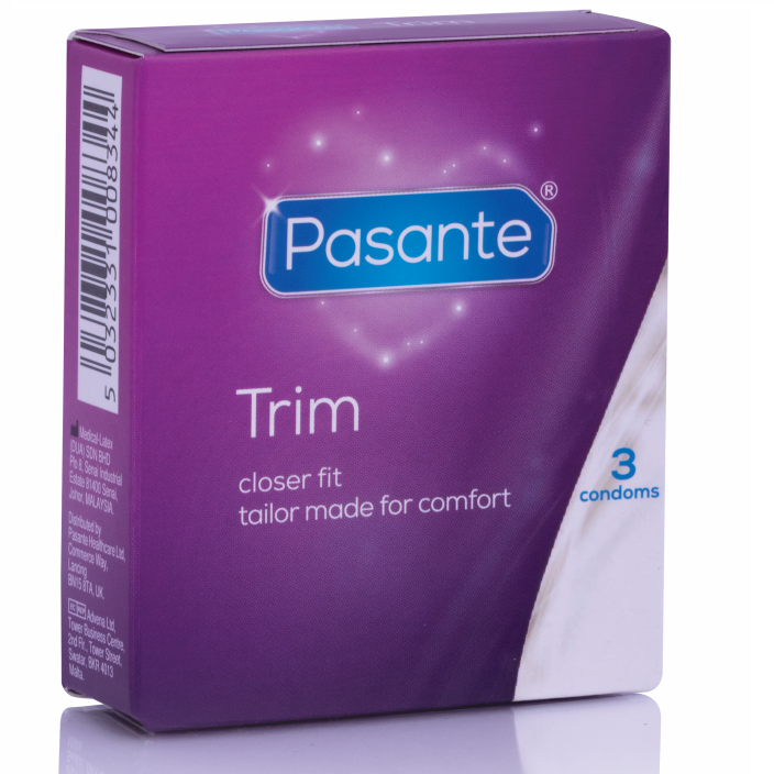 PASANTE - THIN TRIMM MS THIN KONDOM 3 ENHEDER