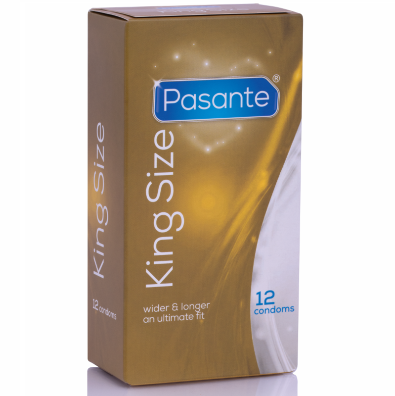 PASANTE - KING MS KONDOMER LANGE OG BREDDE 12 STK.