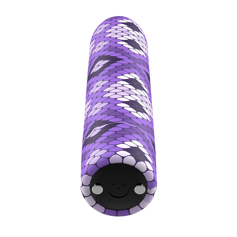 SPECIALTYPE KUGLER - GENOPLADELIG SNAKE PURPLE MAGNETISK KUGLER MED 10 INTENSITETER