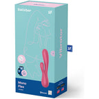 SATISFYER - MONO FLEX RØD MED APP