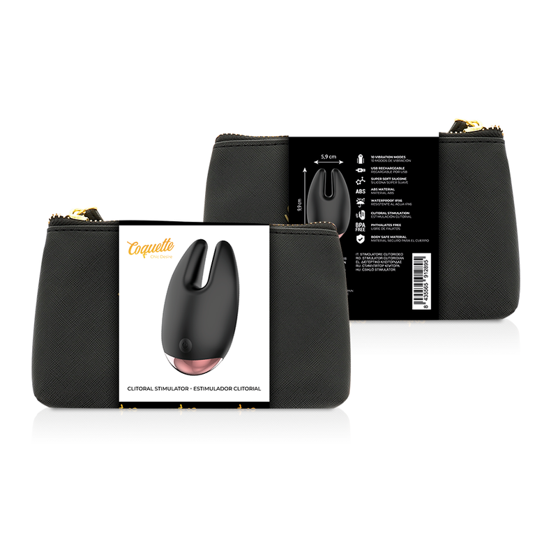 COQUETTE CHIC DESIRE - KLITORISTIMULATOR SORT / GULD