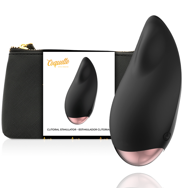 COQUETTE CHIC DESIRE - KLITORISTIMULATOR SORT / GULD DRÅBE