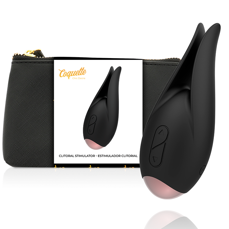 COQUETTE CHIC DESIRE - KLITORISTIMULATOR SORT / GULDBLOMST