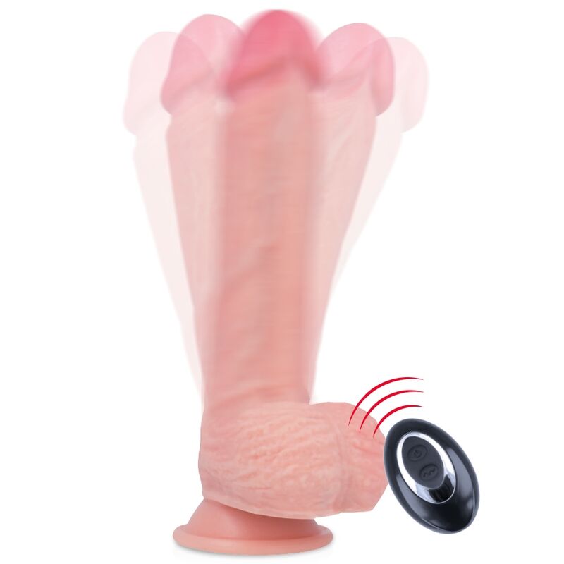 ROCKARMY - FLYDENDE SILIKONEVIBRATOR PREMIUM APACHE FJERNBETJENING 20,5 CM -O- 4,62 CM