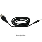 MR PLAY - GENOPLADELIG SORT VIBRATOR ANALPLUG