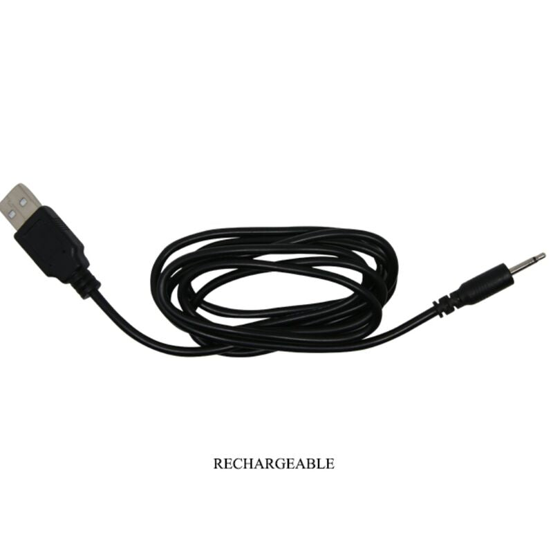 MR PLAY - GENOPLADELIG SORT VIBRATOR ANALPLUG