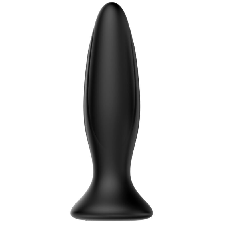 MR PLAY - GENOPLADELIG SORT VIBRATOR ANALPLUG