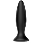 MR PLAY - GENOPLADELIG SORT VIBRATOR ANALPLUG