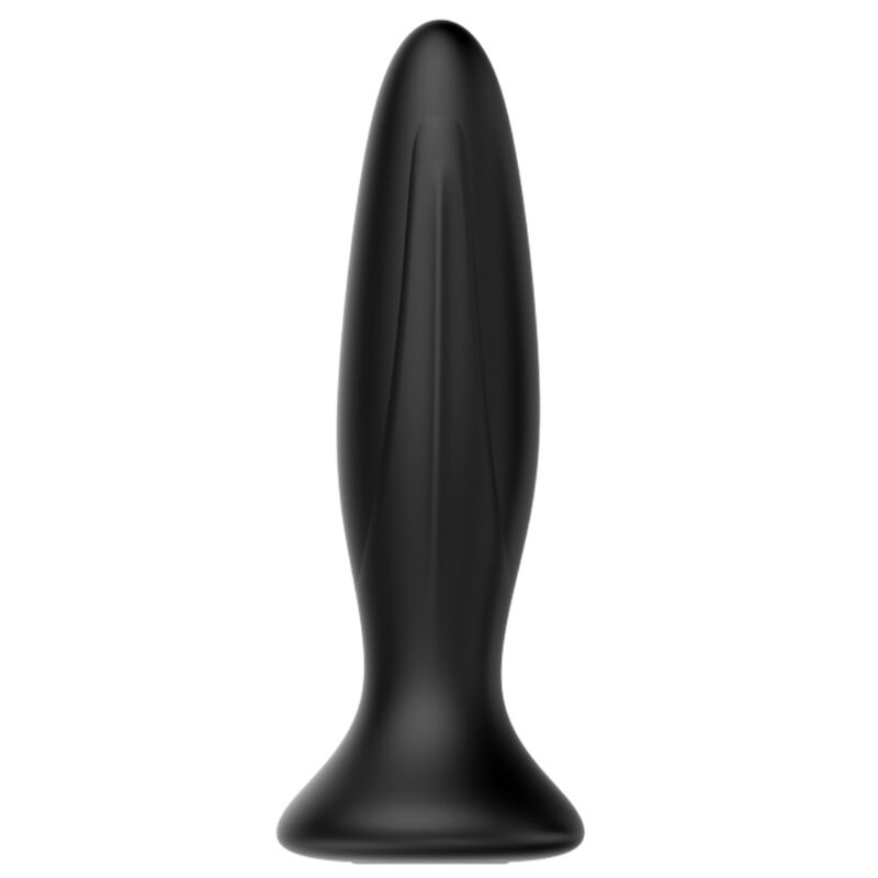 MR PLAY - GENOPLADELIG SORT VIBRATOR ANALPLUG