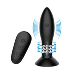 MR PLAY - STIK MED SORTE ROTERENDE KUGLER FJERNBETJENING