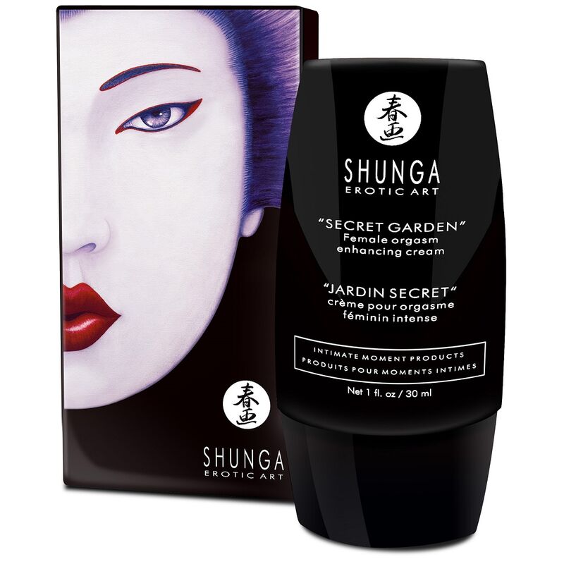SHUNGA - INTENS KVINDELIG ORGASME CREME HEMMELIG HAVE
