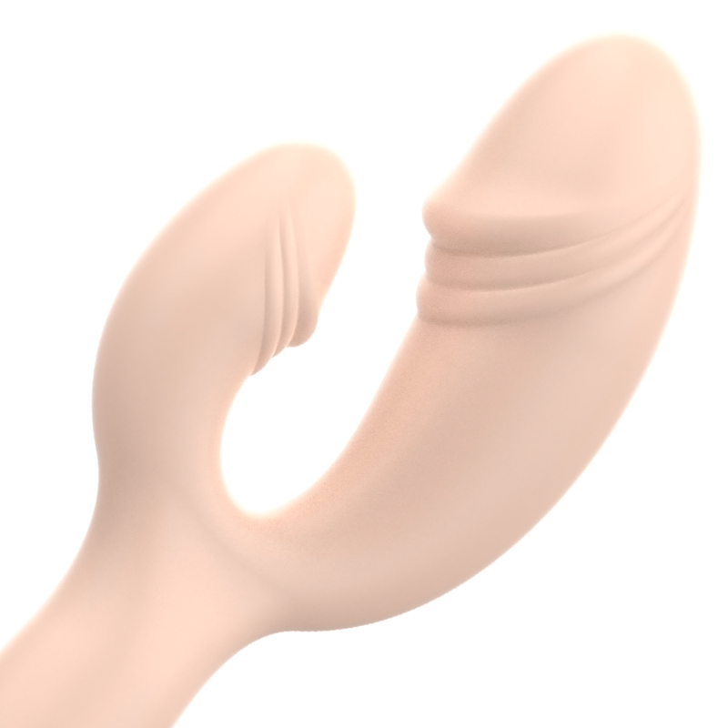 OHMAMA - KLASSISK KANINVIBRATOR FLESH JULEDGAVE