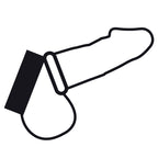 MØRKE - METALRING TIL PENIS OG TESTIKLE