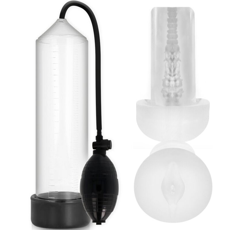 PUMP ADDICTED - RX3 TRANSPARENT MED PLEASURE SLEEVE