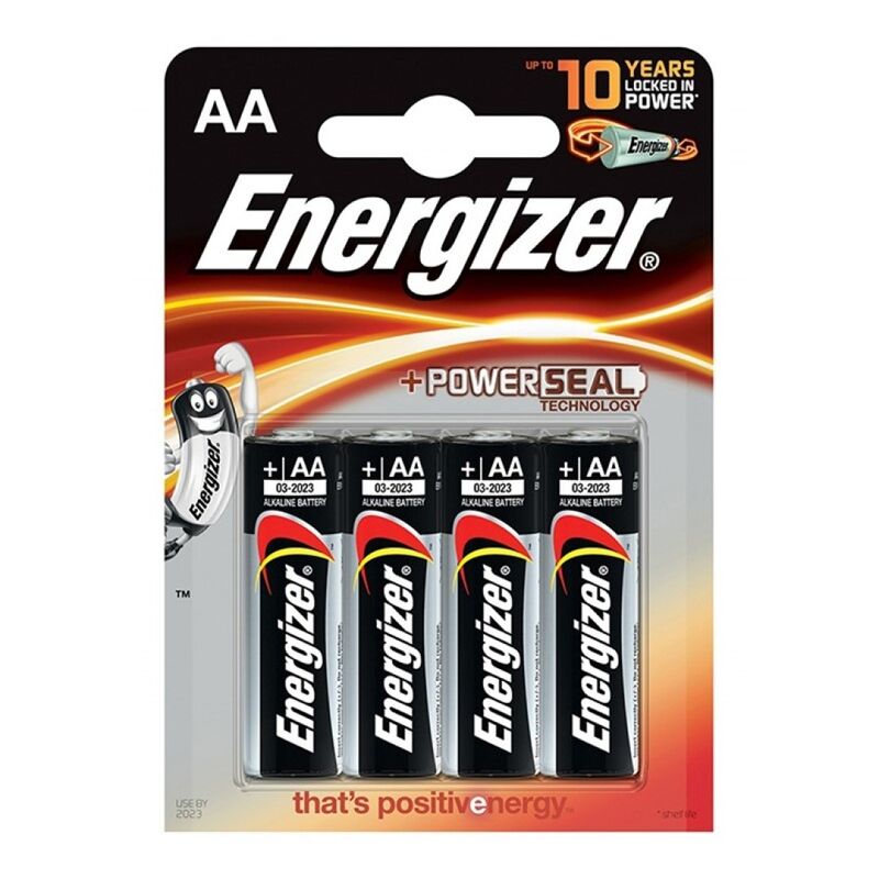 ENERGIZER - ALKALINISK POWER-BATTERI AA LR6 *4