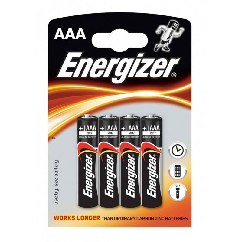 ENERGIZER - ALKALINISK POWER-BATTERI AAA LR03 *4