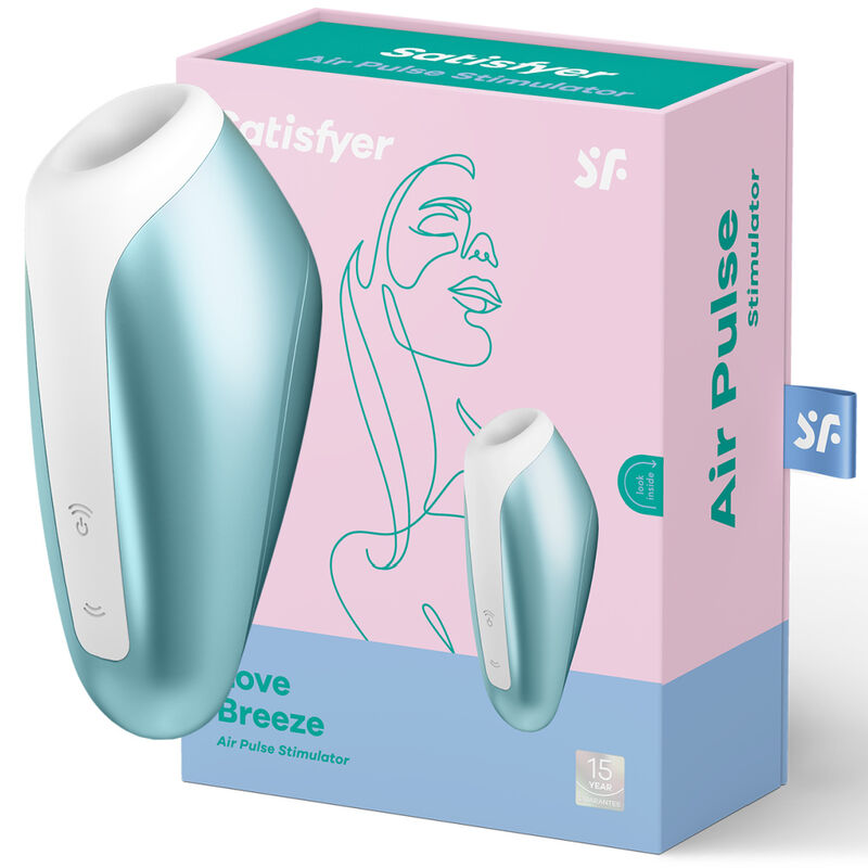SATISFYER - LOVE BREEZE SUGEPULVER ISBLÅ