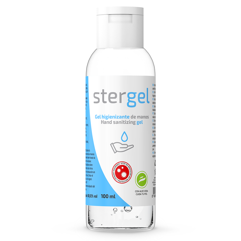 STERGEL - HYDROALKOHOLISK HÅNDDESINFEKTIONSGEL MED ALOE VERA 100 ML