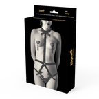 COQUETTE CHIC DESIRE - ELASTISK SELE OG BRYSTVORTEBESKYTTER SORT