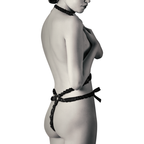 COQUETTE CHIC DESIRE - ELASTISK SELE OG BRYSTVORTEBESKYTTER SORT