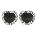 COQUETTE CHIC DESIRE - BRYSTVORTEBESKYTTERE MED BLONDE, SORT