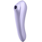 SATISFYER - DUAL PLEASURE AIR PULSE VIBRATOR LILLA