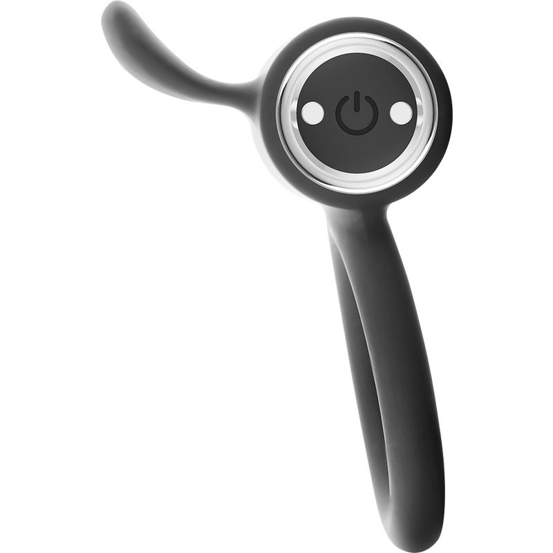 SORT & SØLV - CAMERON GENOPLADELIG RING SØLV